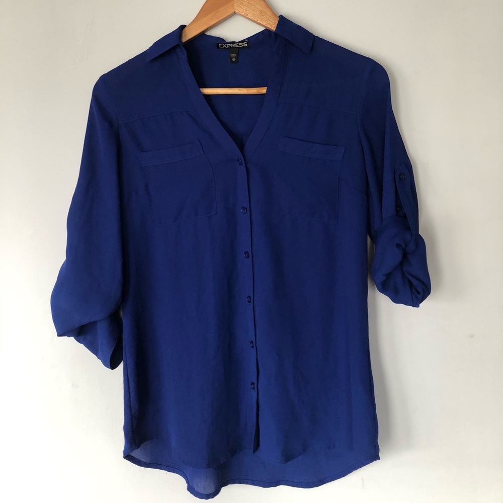 Navy Express Portofino Button Up! 💙